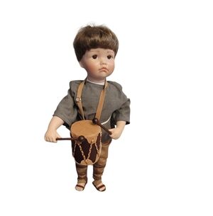 Ashton-Drake “Drummer Boy” Musical Animated Doll - Signed Marlene Serke - 14” 